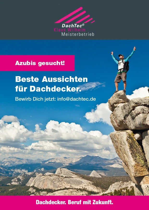 Ausbildung zum Dachdecker